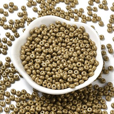 Выпечка краска стеклянные бусины SEED-B001-02A-18-1