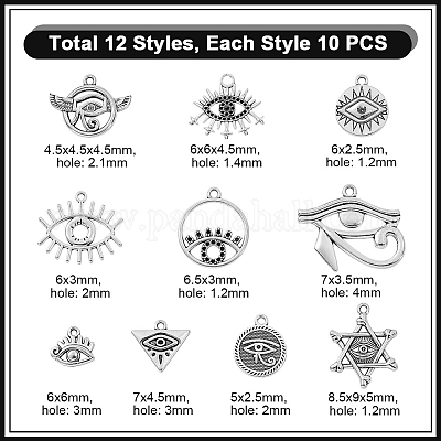 Ahademaker 110шт 11 стильных подвесных оправы из сплава со стразами FIND-GA0006-99AS-1