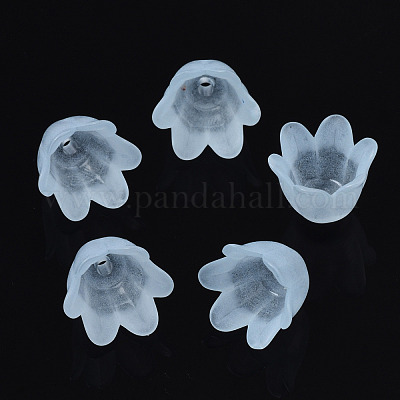 Transparentes bouchons acrylique de perles&nbsp;FACR-N005-002D-1
