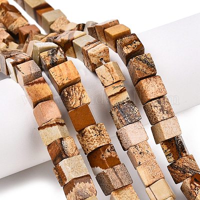 Естественного изображения яшмы бисер нитей G-T139-8x8-27A-1