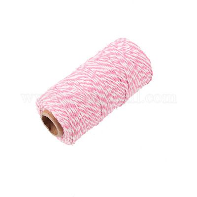 Хлопчатобумажные нитки в двухцветную полоску OCOR-WH0032-35H-1