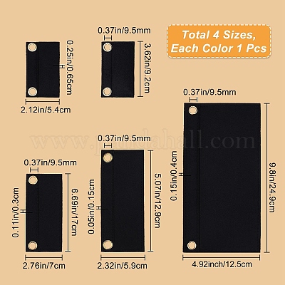 4 шт. 4-х стильный вставной органайзер для кошелька из шерстяного фетра&nbsp;DIY-CN0002-10-1