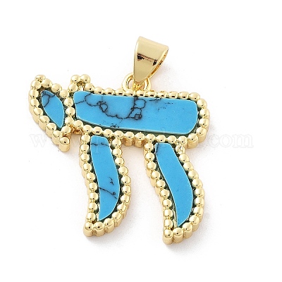 Латунные подвески KK-Z098-17G-02-1