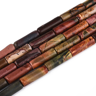 Натуральная полихромная яшма/камень Пикассо/нити бус из яшмы Пикассо&nbsp;G-T141-81-1