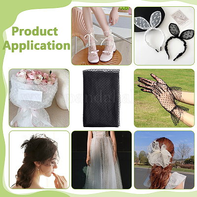 Сетчатая ткань из полиэстера DIY-WH0698-011A-1