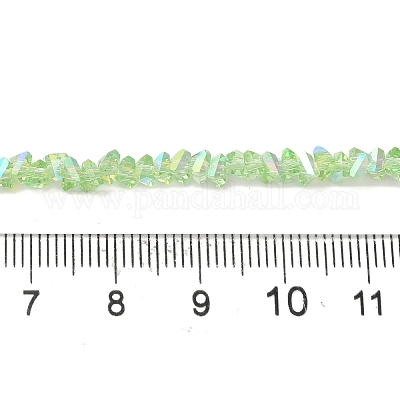 Прозрачные стеклянные бусины EGLA-P061-04A-AB03-1