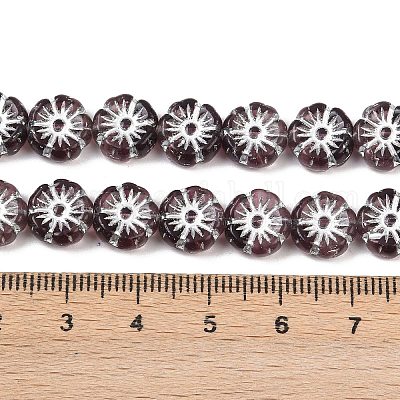 Чешские прессованные стеклянные бусины GLAA-I061-26-1