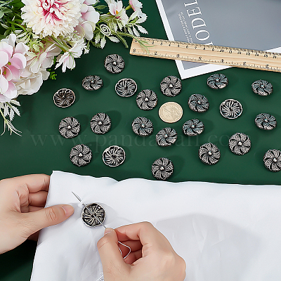 20 шт. пуговицы из сплава BUTT-PH0001-58AS-1