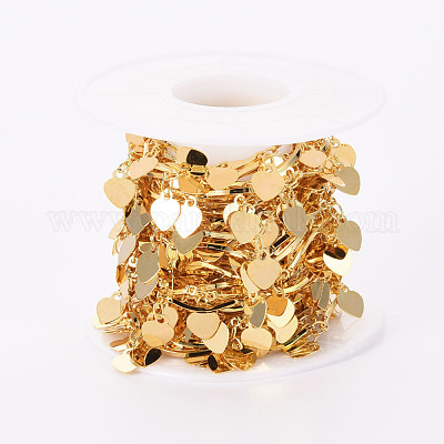 Латунная прутковая цепочка с зубчатыми краями ручной работы CHC-S012-094-1