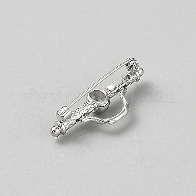 Булавки для килта из сплава для одежды JEWB-WH0056-009P-1