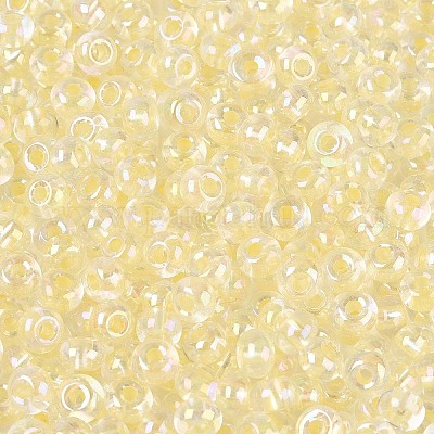 Внутри цветные прозрачные стеклянные бусины&nbsp;SEED-T009-01H-1