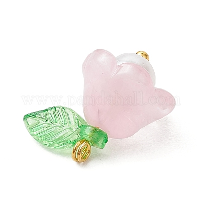 9шт 9 цвета стеклянные подвески PALLOY-MZ00837-1