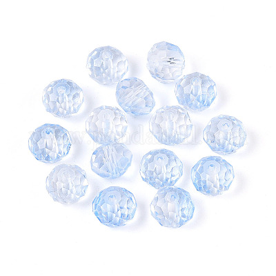 Выпечка расписные прозрачные стеклянные бусины X1-GLAA-N011-10mm-04-1