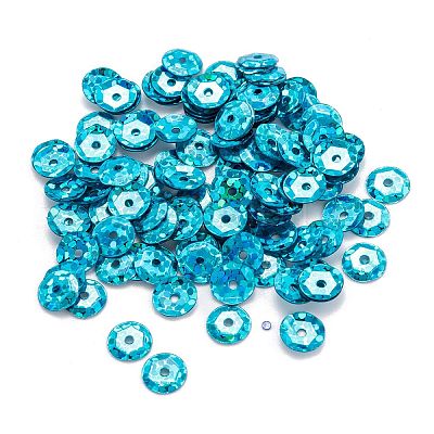 ПВХ блестка бусы PVC-A003-002A-07-1