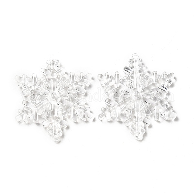 Рождественские прозрачные акриловые подвески TACR-P003-01B-1