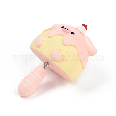 Подвески из непрозрачной смолы RESI-S018-04A-P-1