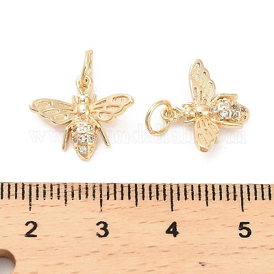 Латунные микро проложить кубического циркония подвески KK-B133-05G-02-1