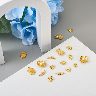 Кабошоны из цинкового сплава на тему океана DIY-TA0003-32G-1