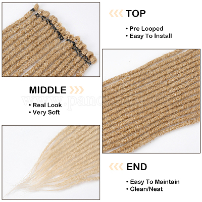 Парики из полиэстера AJEW-WH20070-034A-1