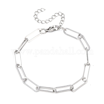 Браслеты-цепочки из нержавеющей стали 304 для женщин&nbsp;BJEW-G775-01P-1