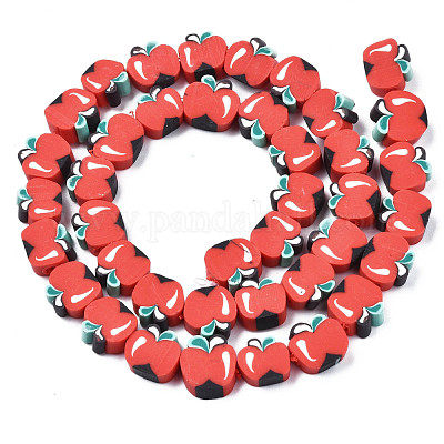 Handgemachte Polymer-Lehm-Korn-Stränge&nbsp;CLAY-S096-001-01-1