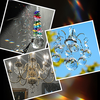 Наборы для самостоятельного изготовления ловца солнца в форме слезы DIY-SP0001-27-1