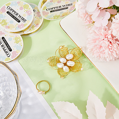 4 рулон медной ювелирной проволоки CWIR-SC0001-07-1