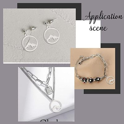 30 шт. подвески из нержавеющей стали 201 STAS-UN0034-41-1