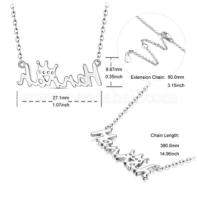 Ожерелья с подвеской из серебра 925 пробы с родиевым покрытием JN887A-1