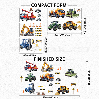 5 шт. 5 стиля полупрозрачные самоклеящиеся наклейки на стену из ПВХ STIC-WH0038-001-1