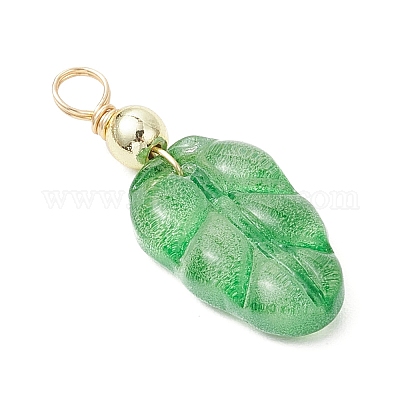 Градиентные цветные стеклянные подвески с краской для выпечки PALLOY-JF04068-01-1