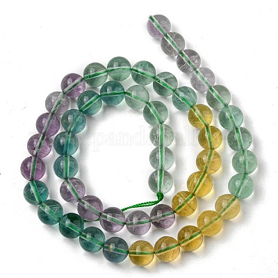 Chapelets de perles en fluorite naturel&nbsp;G-A216-02A-1