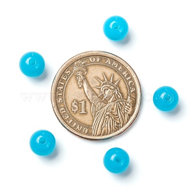 Флуоресцентные акриловые бусины&nbsp;X-MACR-R517-8mm-10-1