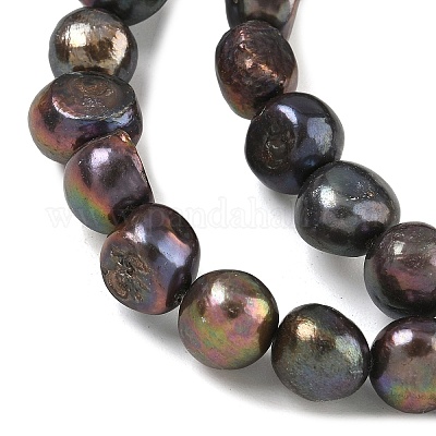 Нити из натурального культивированного пресноводного жемчуга PEAR-P250214-S-1