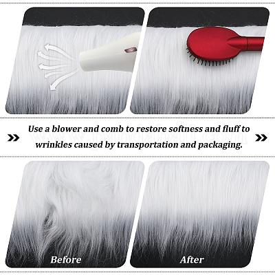 Ткань из искусственной шерсти на Рождество BJEW-WH0514-13C-1