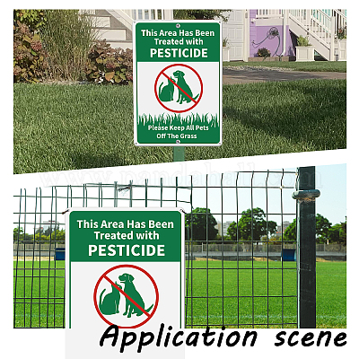 Уф-защищенный и водонепроницаемый алюминиевый предупреждающие знаки AJEW-WH0111-H11-1