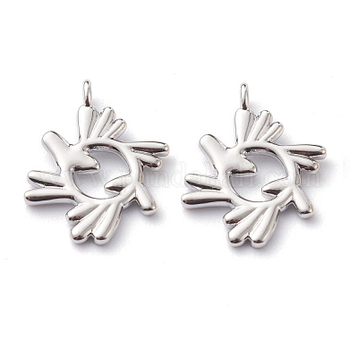 Латунные подвески KK-Z010-22P-1