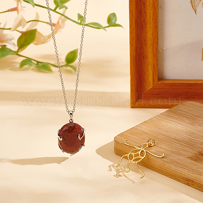 2 цвет 925 подвески из стерлингового серебра нерегулярные оправы кабошонов STER-PH0002-02A-1