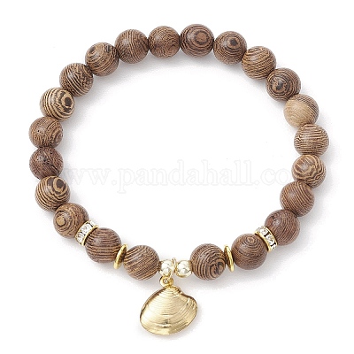 Браслеты с подвесками из нержавеющей стали 304 с тематикой океана BJEW-JB10516-1