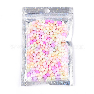 Блестящая голографическая звезда пластиковая упаковка инь-ян пакеты с застежкой-молнией OPP-N002-02G-1