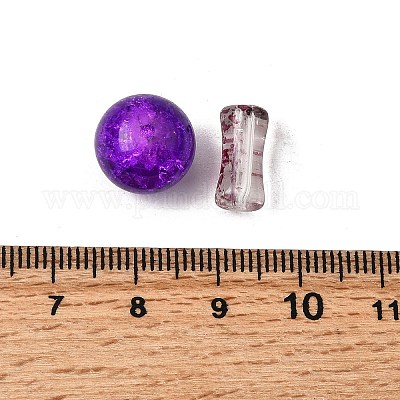 Прозрачные стеклянные бусины DGLA-C005-01H-1