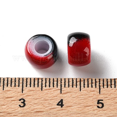 Европейские бусины из АБС-пластика KY-G033-02A-11-1