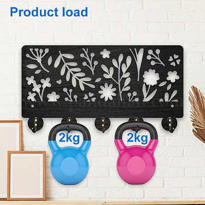 Настенные вешалки из дерева и железа HJEW-WH0055-100-1