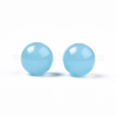 Светящиеся акриловые бусины MACR-N008-25B-6MM-1