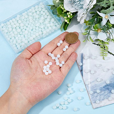 300 шт. круглые бусины из опалита GLAA-DC0001-52-1