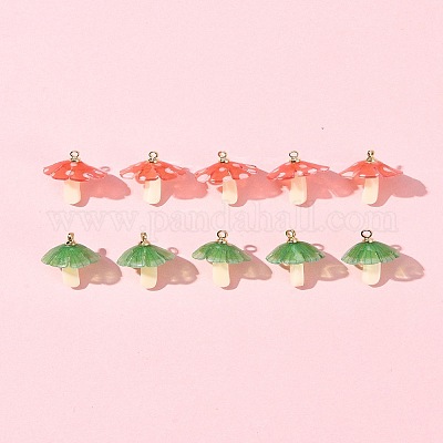 10шт 2 цвета пластиковые подвески KY-FS0001-32-1