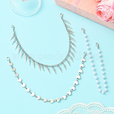 3шт железная цепочка для бейсболки HJEW-CJ00082-1