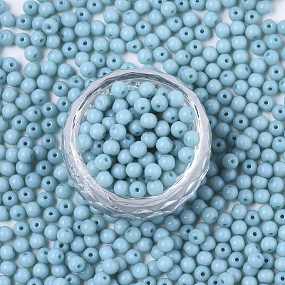 Непрозрачные цвета стеклянные бусины SEED-S040-01A-08-1