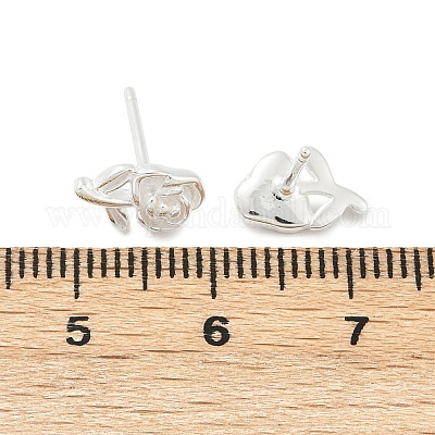 925 Orecchini in argento&nbsp;EJEW-V019-03S-1