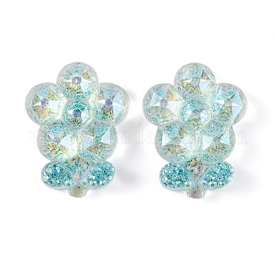 Прозрачные кабошоны для декодирования цветов из эпоксидной смолы CRES-M034-06B-1